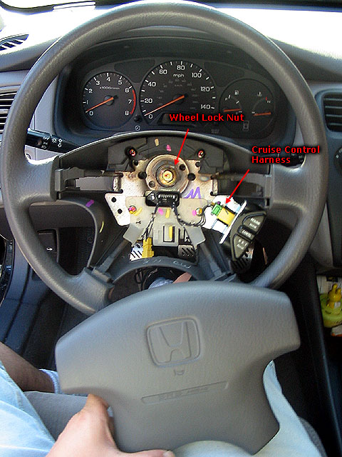 How to remove steering wheel honda accord #3